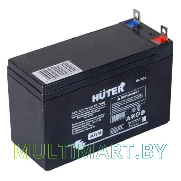 Аккумулятор Huter 64/1/54 (12В/7 Ah) картинка 2